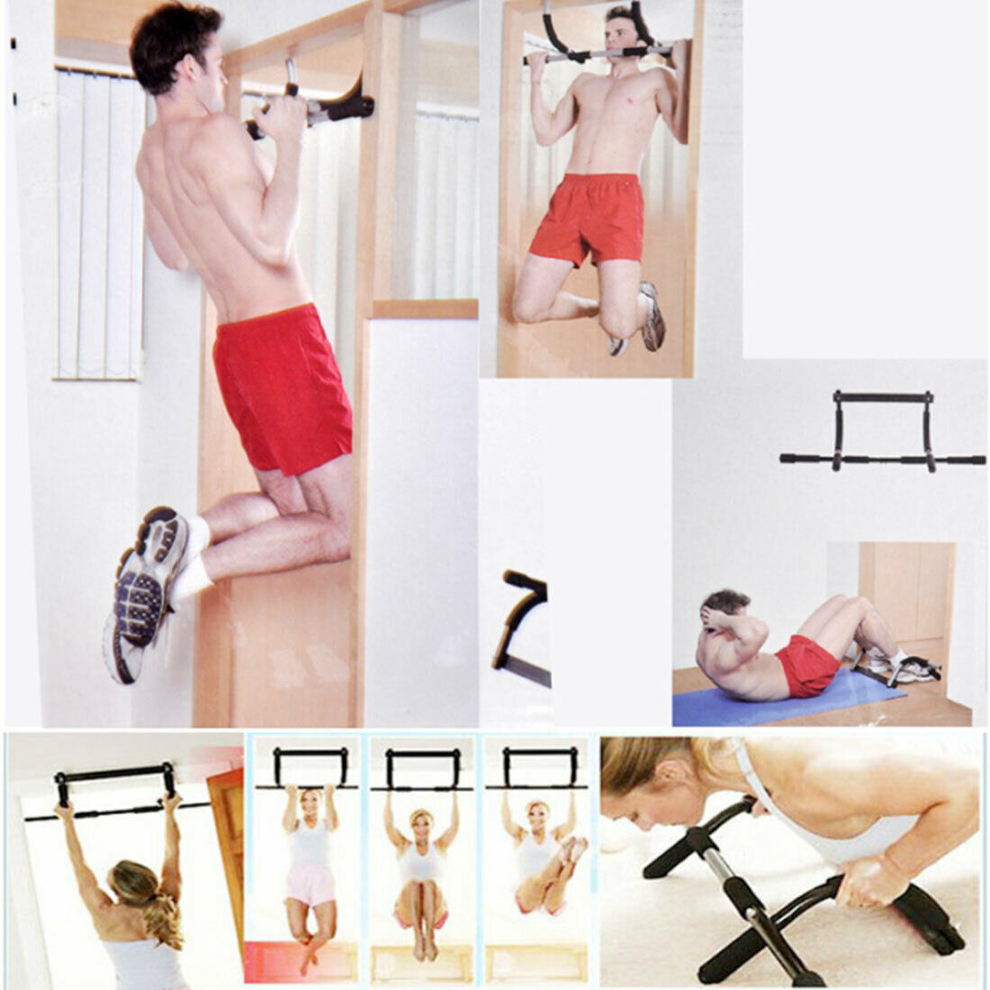 Chin Pull Up Dip Bar Multi-Function Exercise Bar