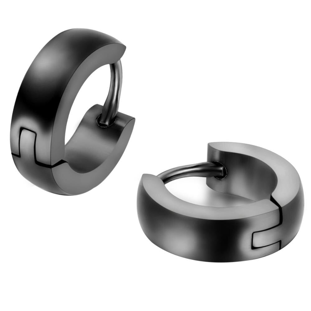 Stainless Steel Stud Earrings for Men Women Hoop Earrings Huggie Piercing