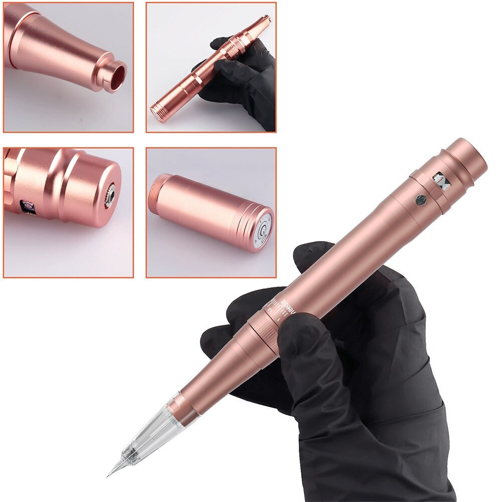 Professional Wireless Permanent Makeup Machine Pen Beauty Cartridge Permanent Eyebrow Tattoo Machine