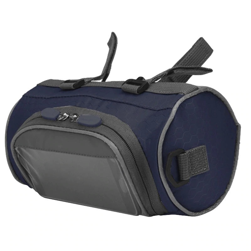 Bike Handlebar Bag with touchscreen phone case