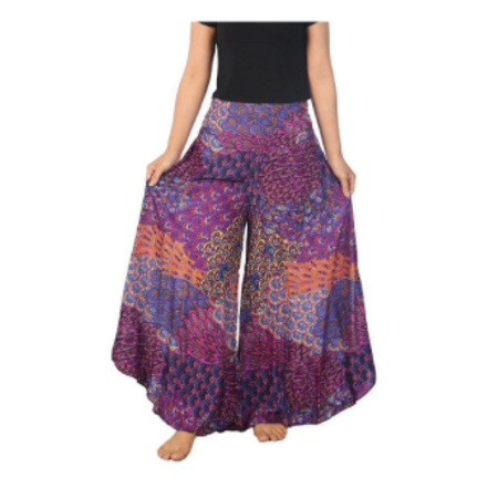 BUNDLE: 4-Pack Palazzo Pants X-Large (Assorted Prints) - Thailand