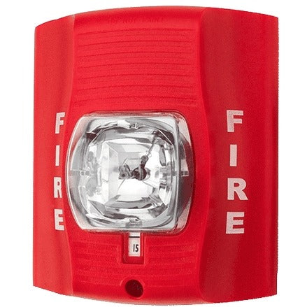 SpectrAlert System Sensor SR Strobe Wall Mount Standard Candela, Red