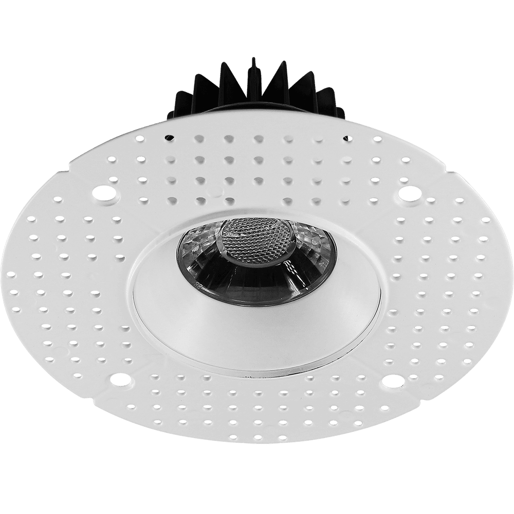 Radiant-Lite 3.5 Inch Round Trimless LED Recessed Downlight 12 Watt CCT Selectable
