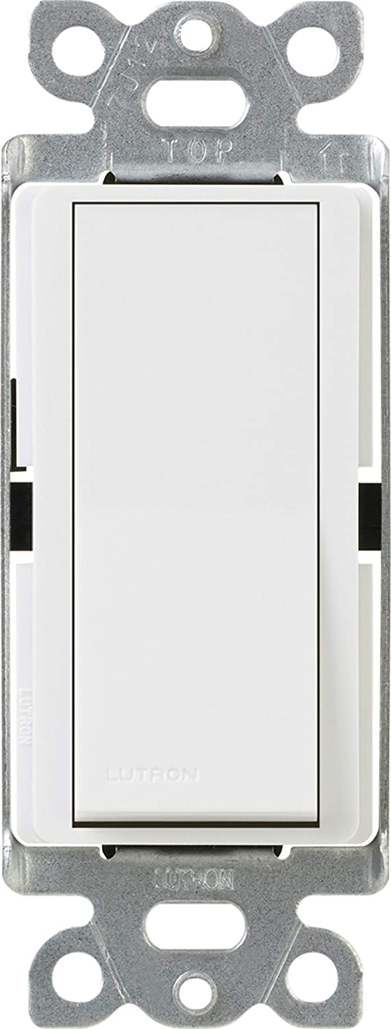 Lutron CA-3PS-WH Claro 15 Amp 3-Way Switch - White