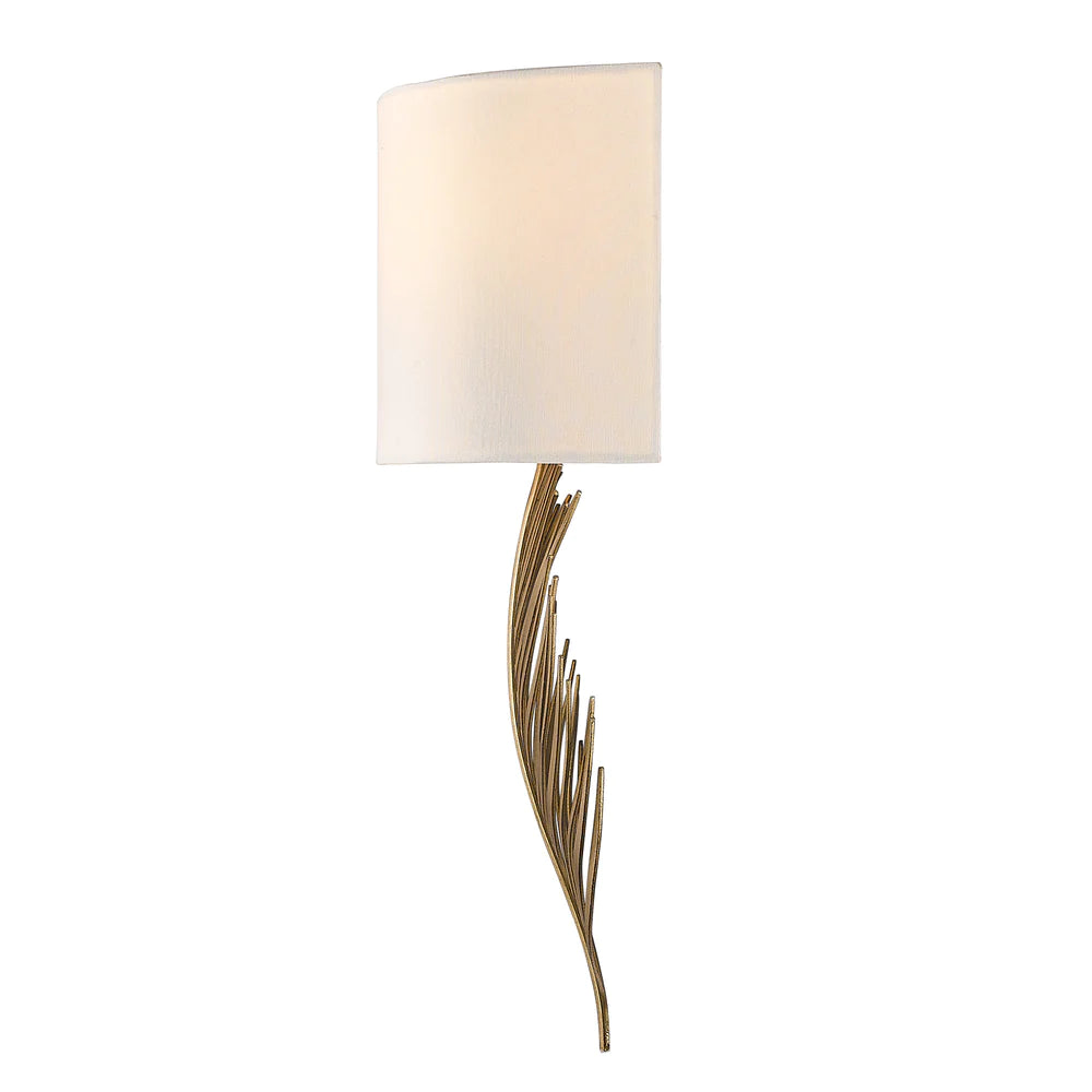 Golden Lighting 6930-WSC VFG-IL Cay 2 Light Palm Frond Wall Sconce