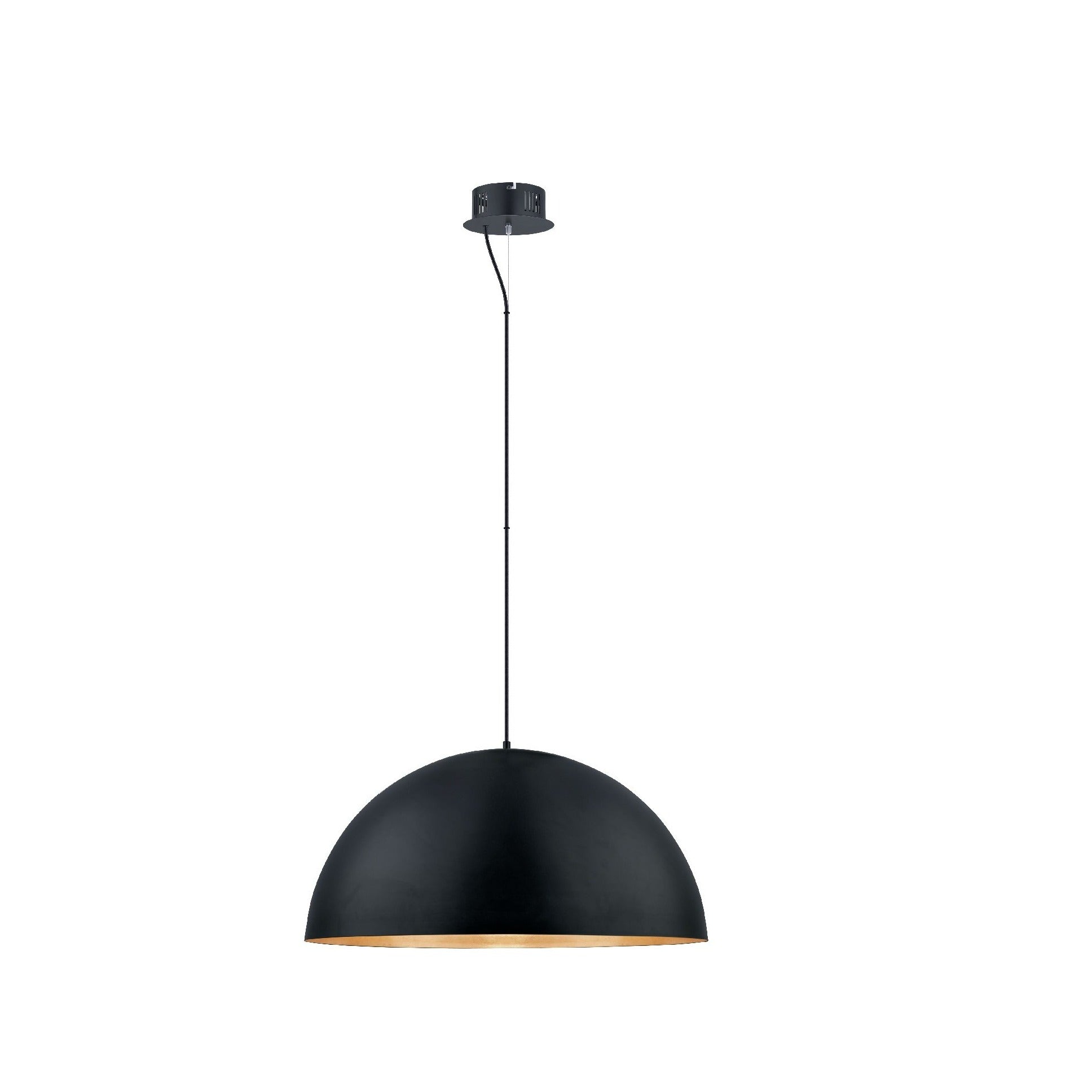 Eglo 201295A GAETANO Black and Gold Oversized LED Pendant Light