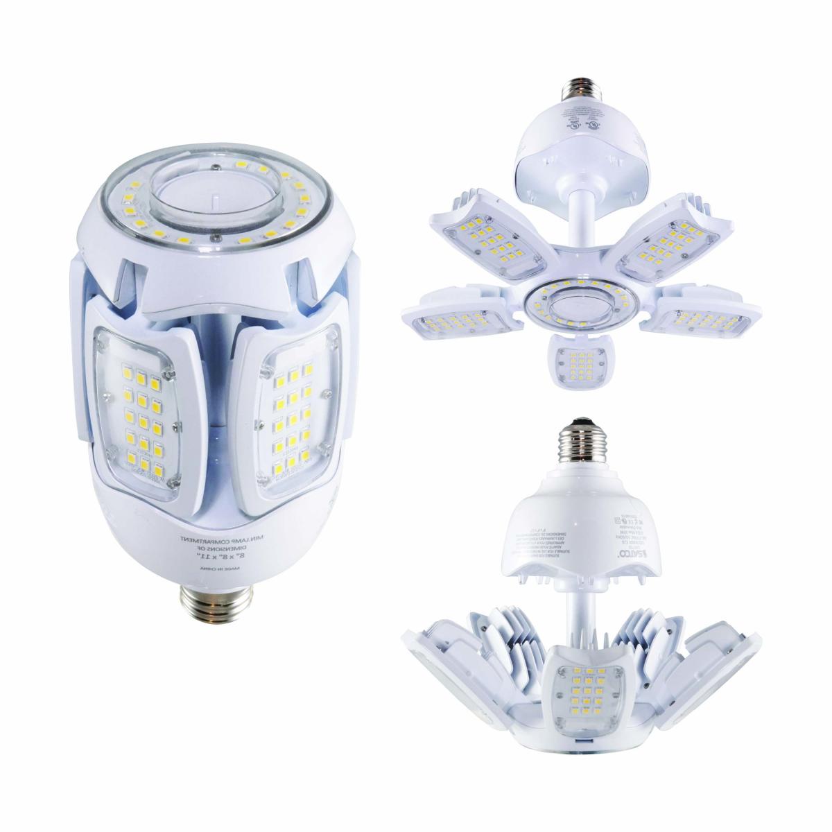 Satco S39751 40W Mogul LED HID Replacement Adjustable Corn Lamp 5000K