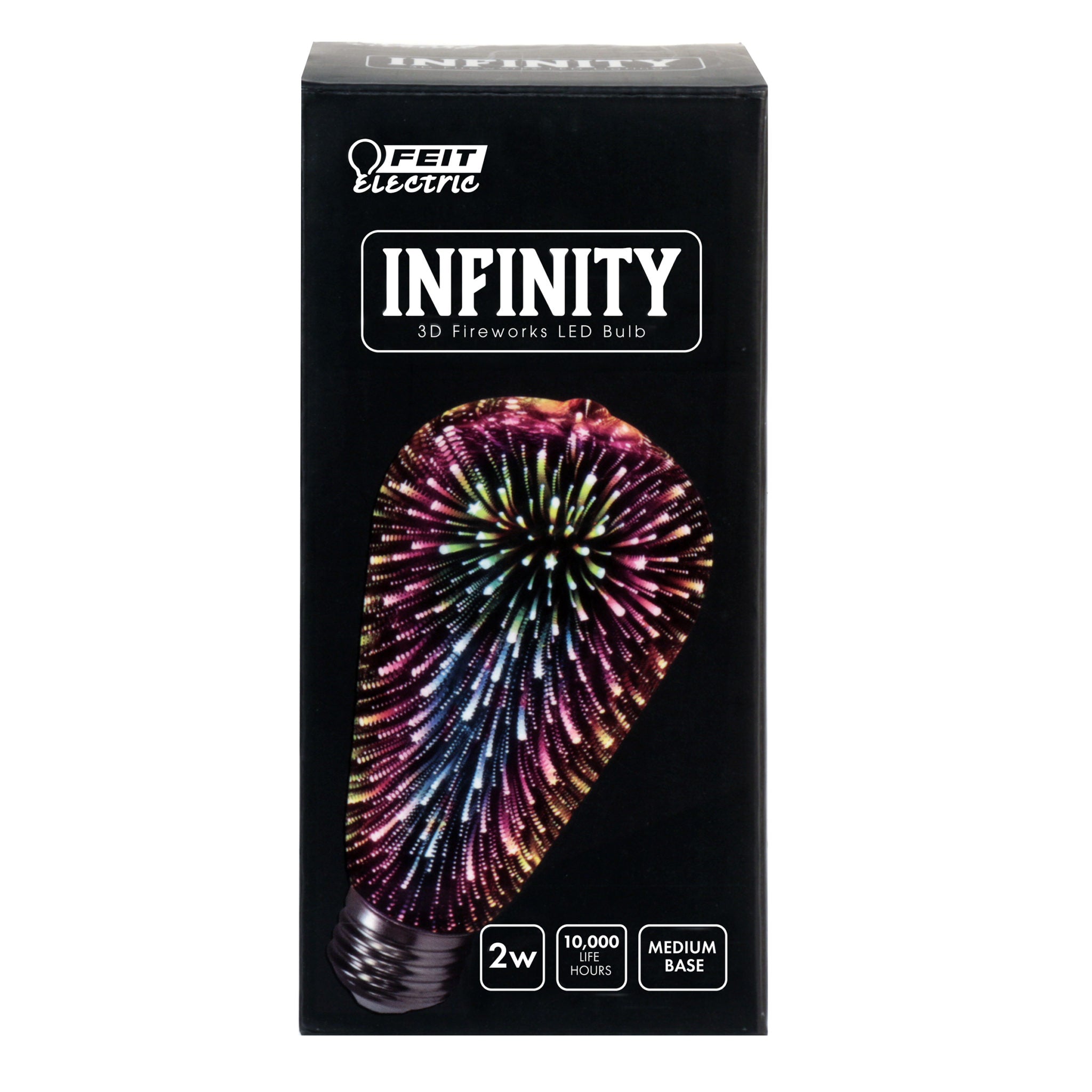 Feit ST19/PRISM/LED Infinity 3D Fireworks Effect LED ST19 Light Bulb