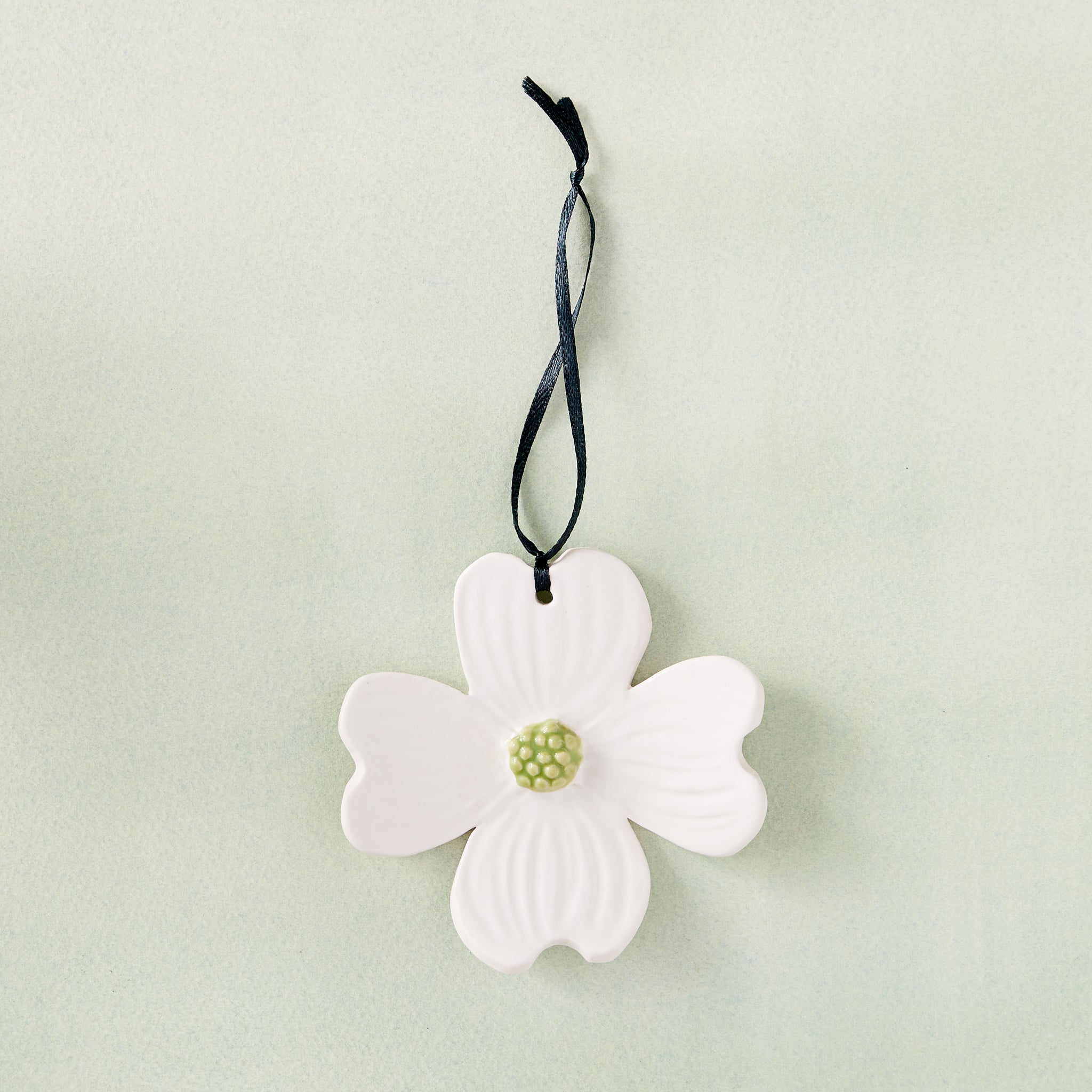 Pottery Dogwood Flower Ornaments