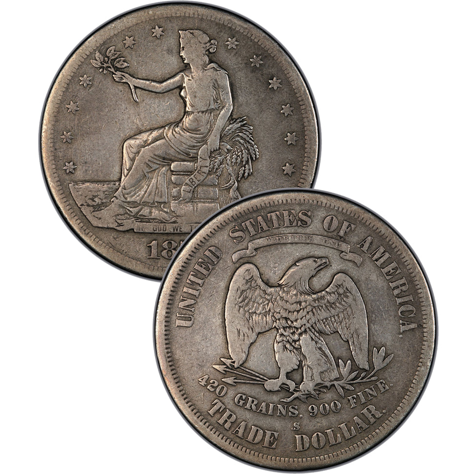 1876-S Trade Dollar