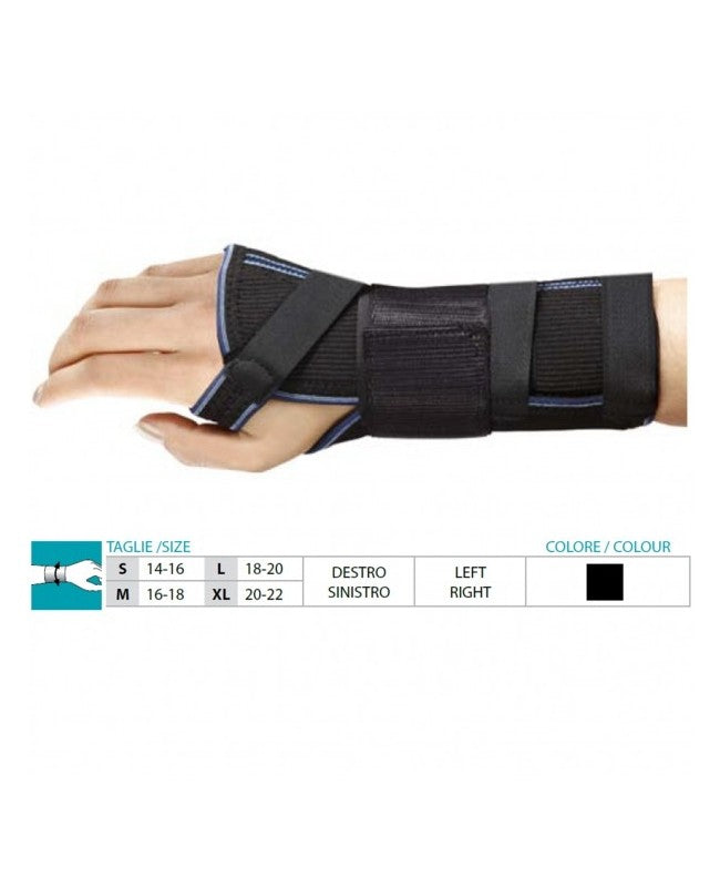 Wrist brace with with palm and splint ORIONE? Art.225
