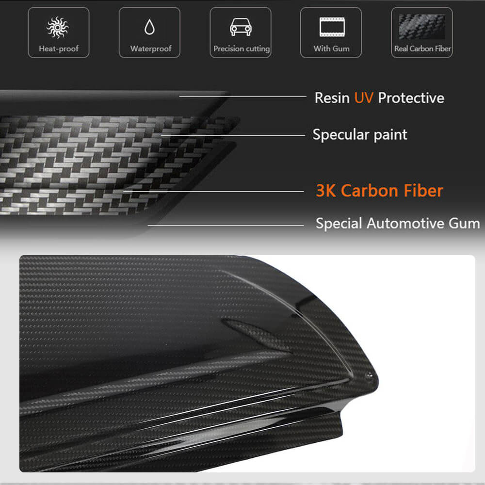 For BMW G80 M3 G82 G83 M4 2021+ Dry Carbon Fiber Engine Bay Cover Caps Interior Accessories