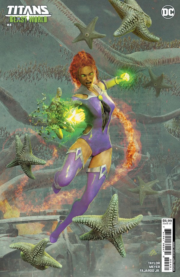 Titans: Beast World Issue #4 January 2024 Cover B Bjorn Barends Variant Edition Comic Book
