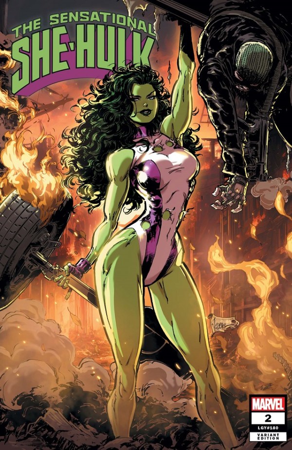 The Sensational She-Hulk Issue #2 LGY#180 Variant Edition Comic Book