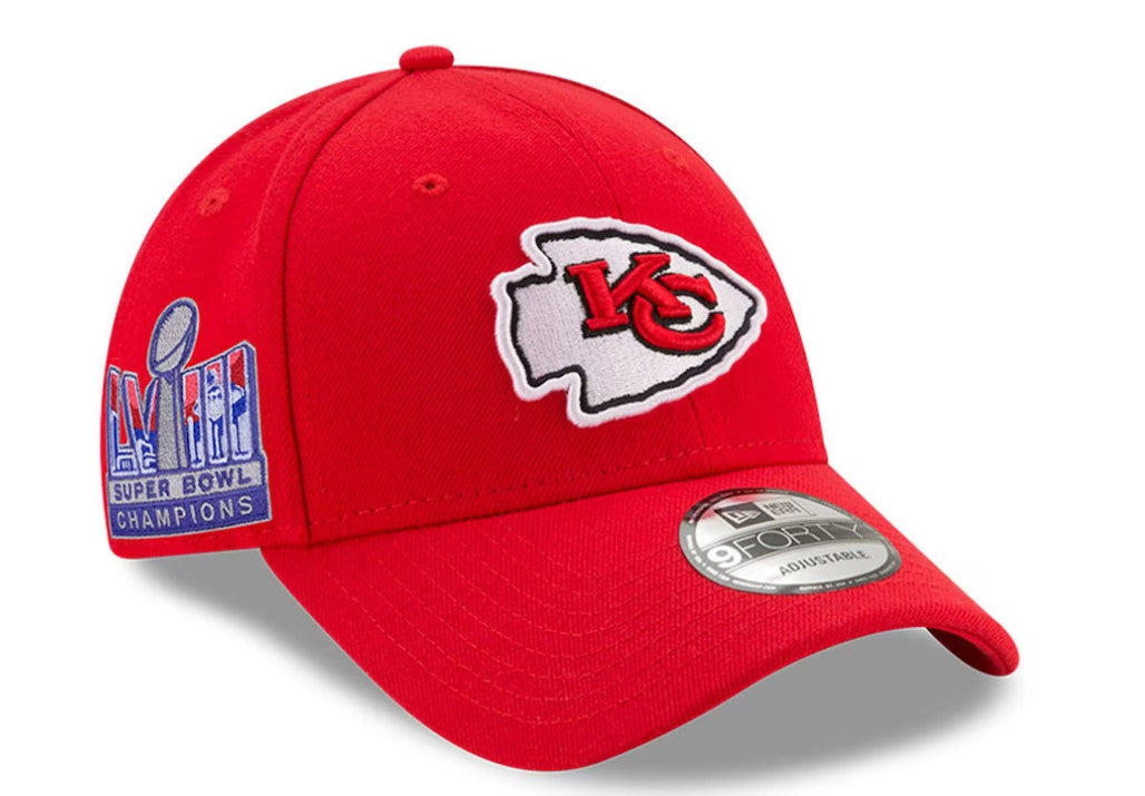 Chiefs Hat Super Bowl 58 Champs The League Red Adjustable