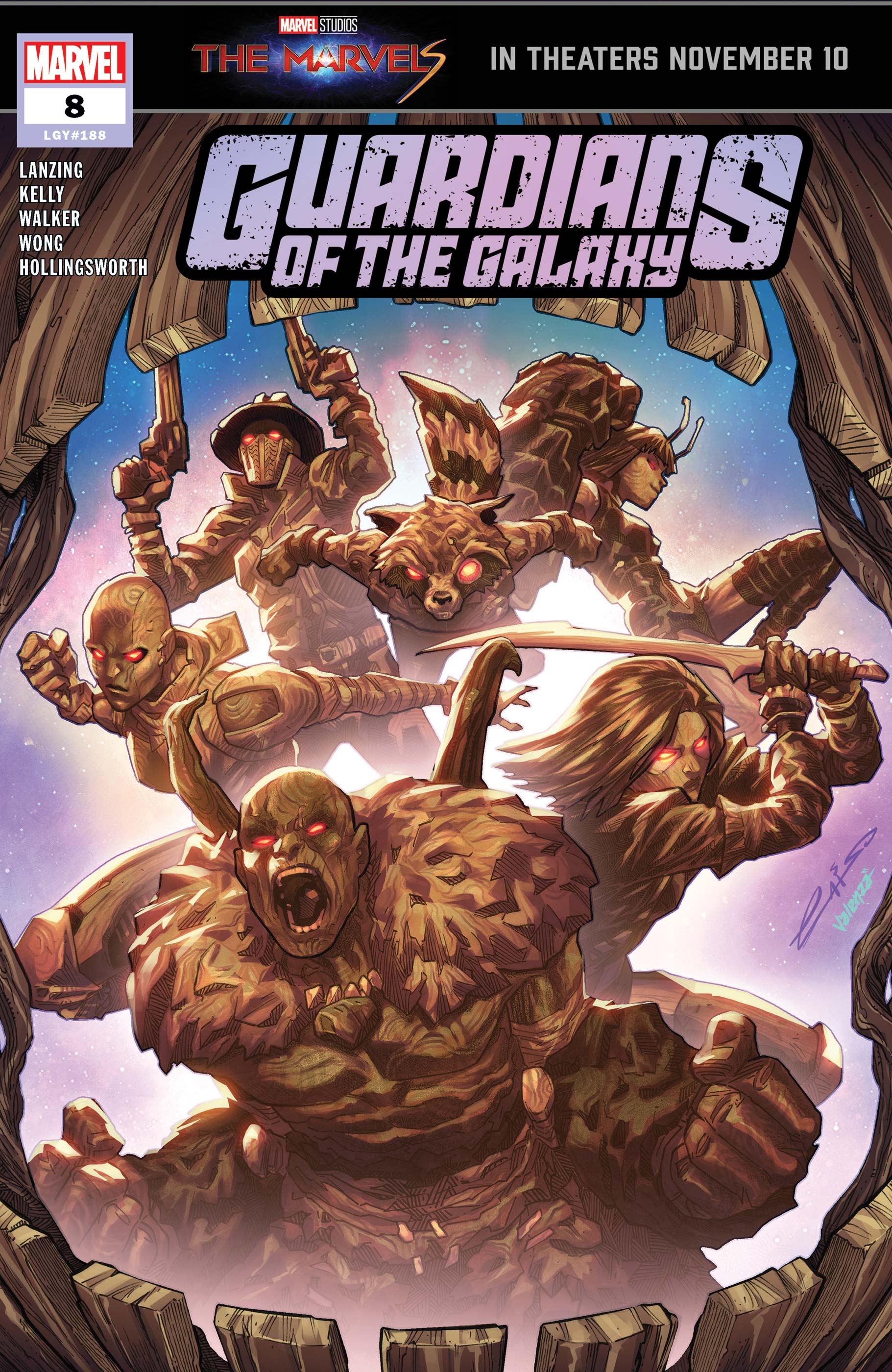 Guardians of the Galaxy Issue #8 LGY#188 November 2023 Cover A Comic Book