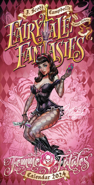 Fairy Tale Fantasies: J. Scott Campbell w/ Tanya Lehoux 2024 Calendar