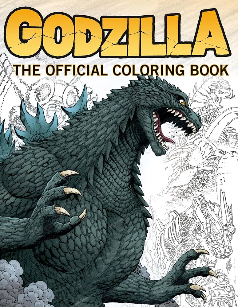 Godzilla The Official Coloring Book