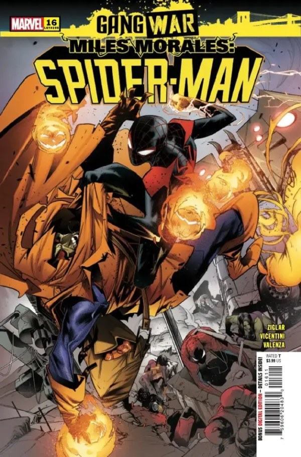 Miles Morales: Spider-Man Issue #16 LGY #298 February 2024 Cover A Comic Book