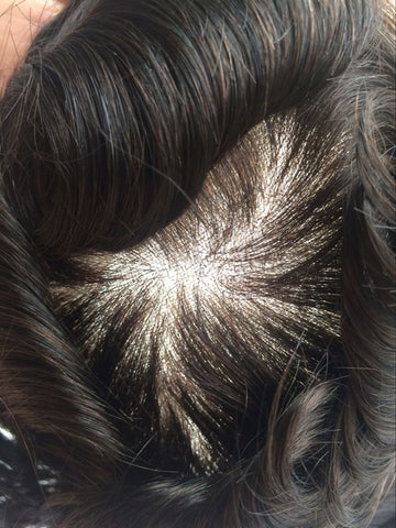 Airfeel hair knotted on lace