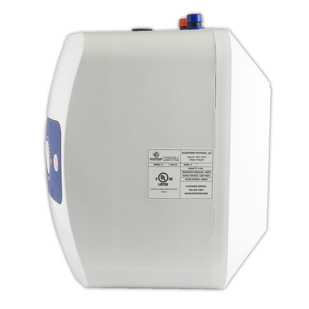 Eccotemp EM-4 Electric 4.0 Gallon Mini Tank Water Heater