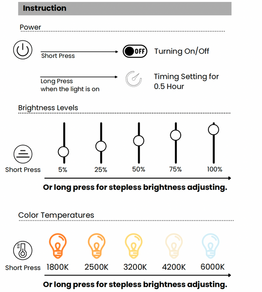 glocusent clip on light