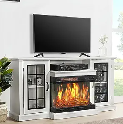 Media Console Electric Fireplaces: