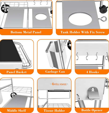 The Most Perfect Pizza Oven Cart Table - Improve Your Baking Efficiency