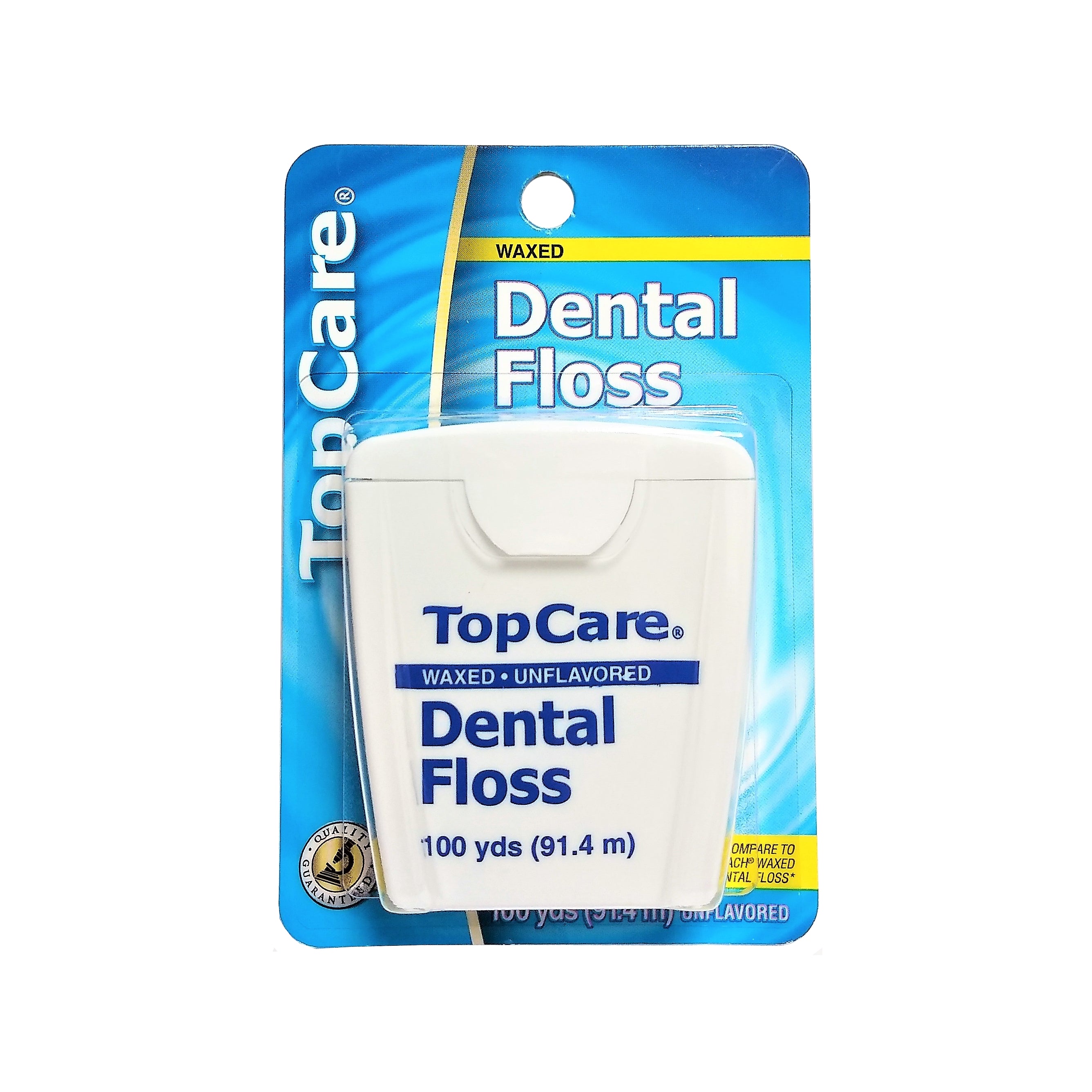Top Care? Dental Floss,Waxed & Unflavored,100 yds.,1 Each, By Topco Associates LLC