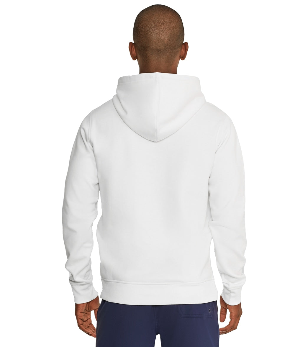 Speedo Unisex Vintage Logo Fleece Hoodie White