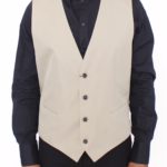Dolce & Gabbana Cotton Silk Blend Dress Vest