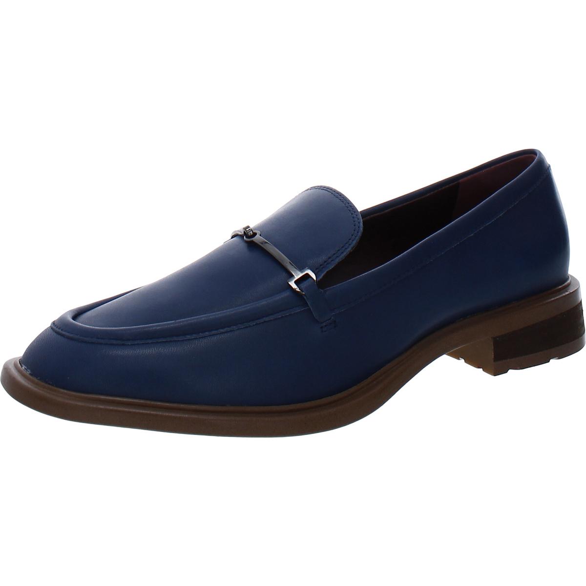 Eda Womens Leather Slip On Loafers