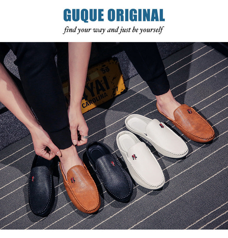 Breathable plat-heeled slipper shoes - linta-ph