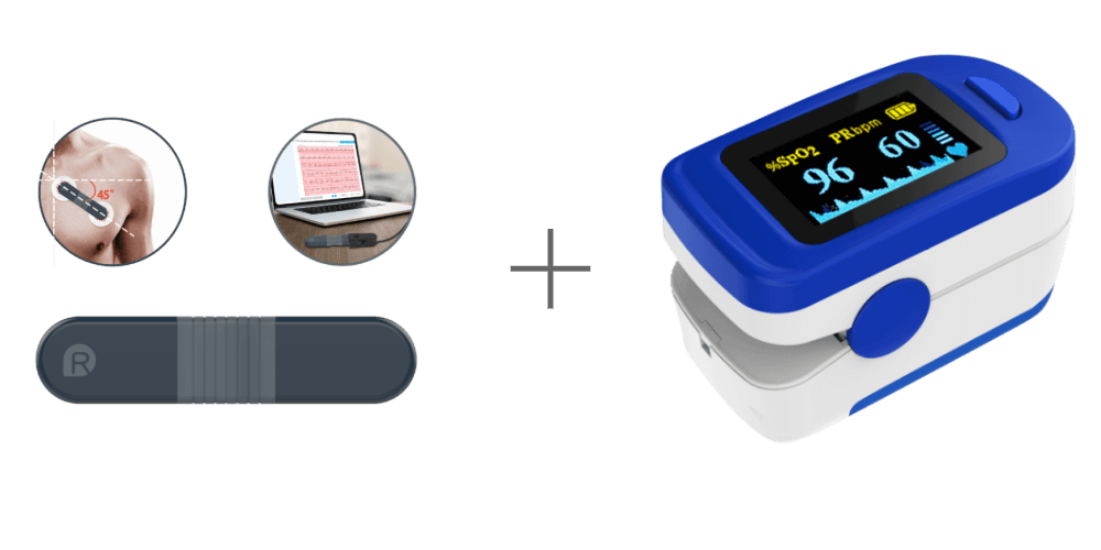 Buy One ECG Recorder Get One FS20C Finger Pulse Oximeter for $1