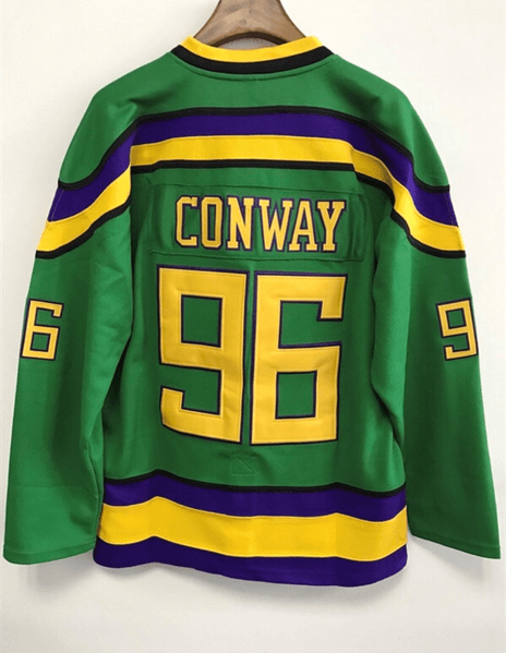 Charlie Conway Mighty Ducks 96 Ice Hockey Jersey