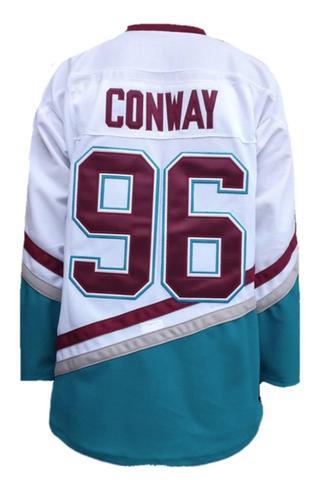 Charlie Conway Mighty Ducks 96 Ice Hockey Jersey