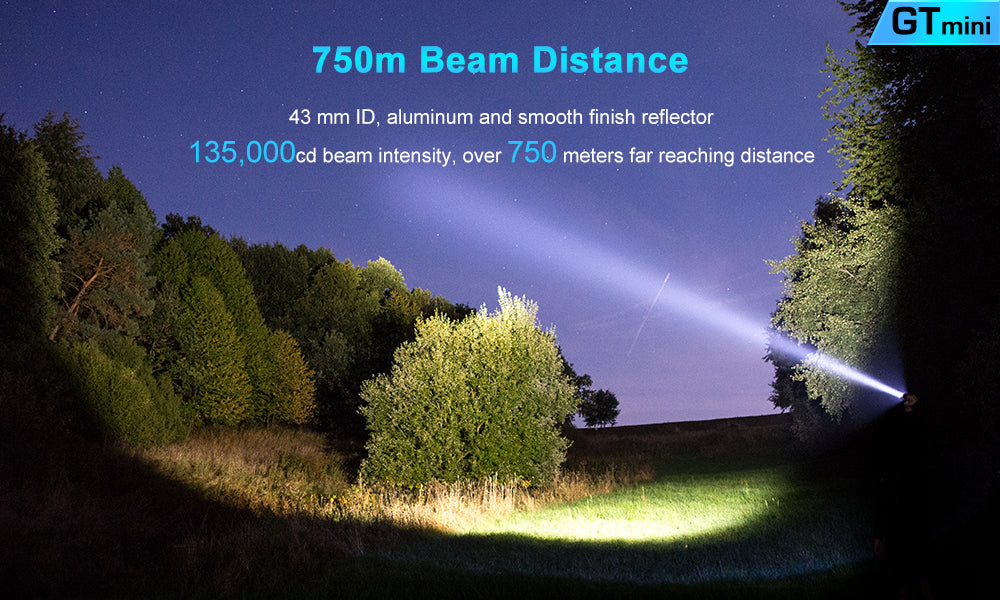 750m Beam Distance