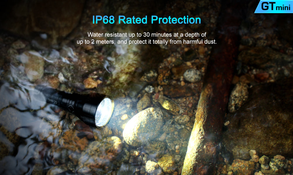 IP68 Rated Protection