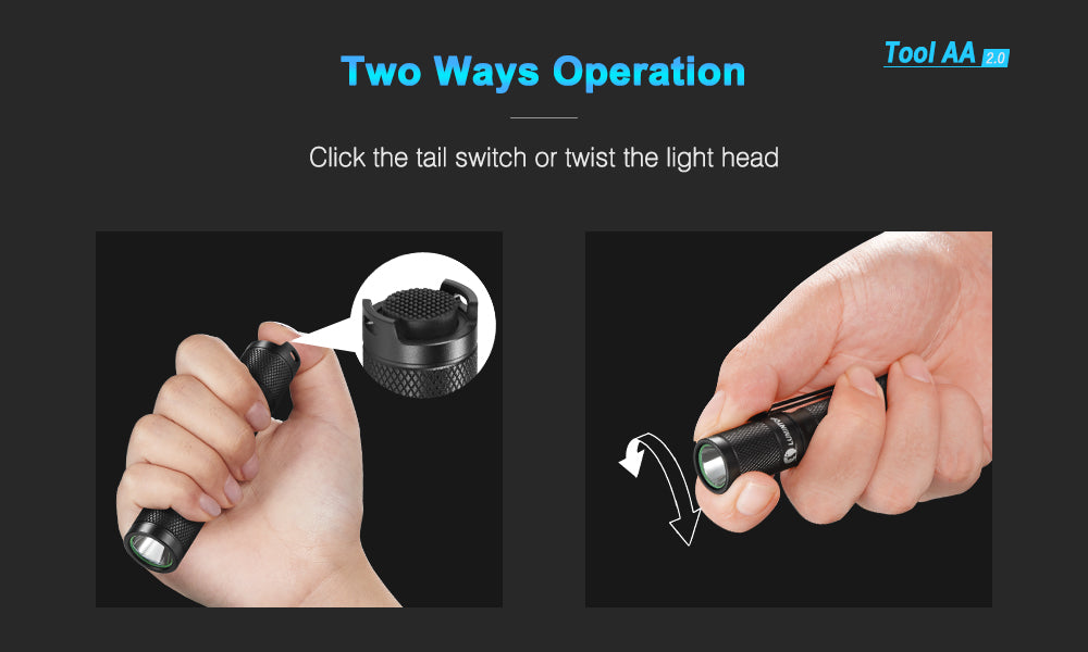 Two ways to operation