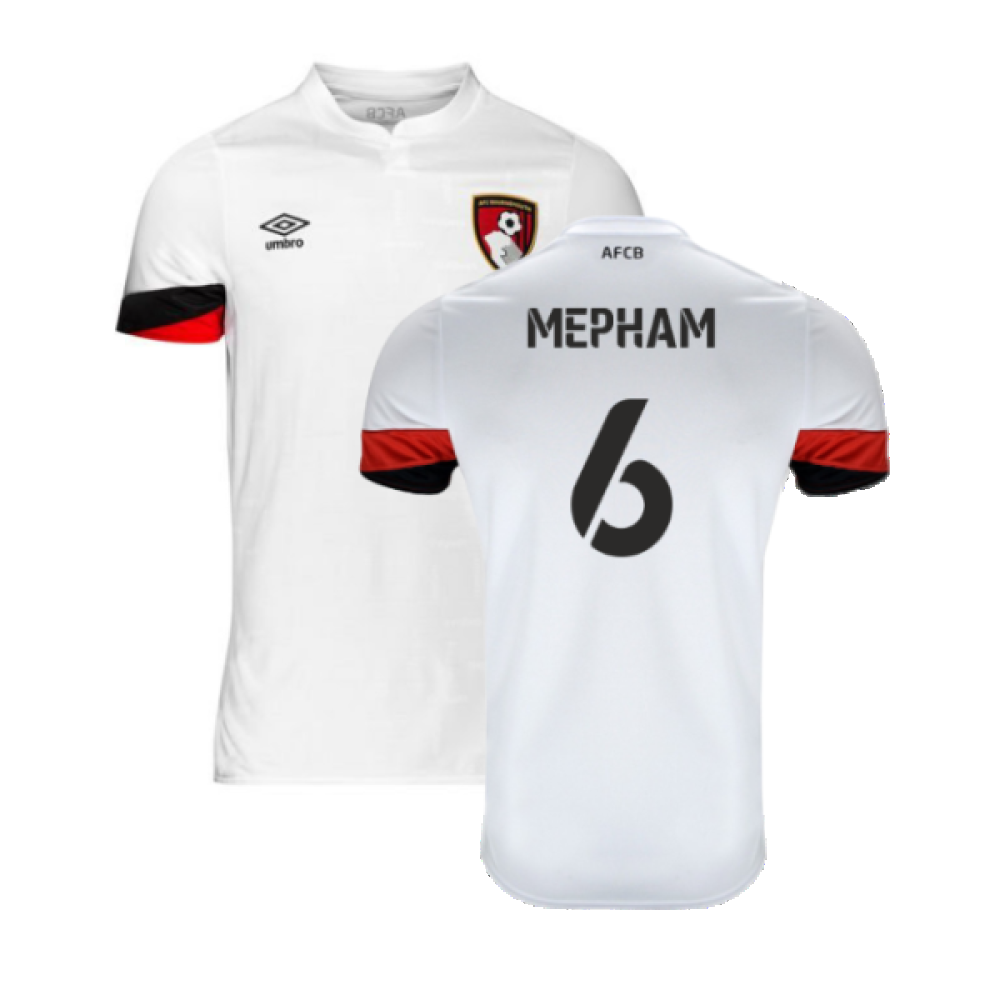 Bournemouth 2021-22 Away Shirt (Sponsorless) (L) (Mepham 6) (Mint)