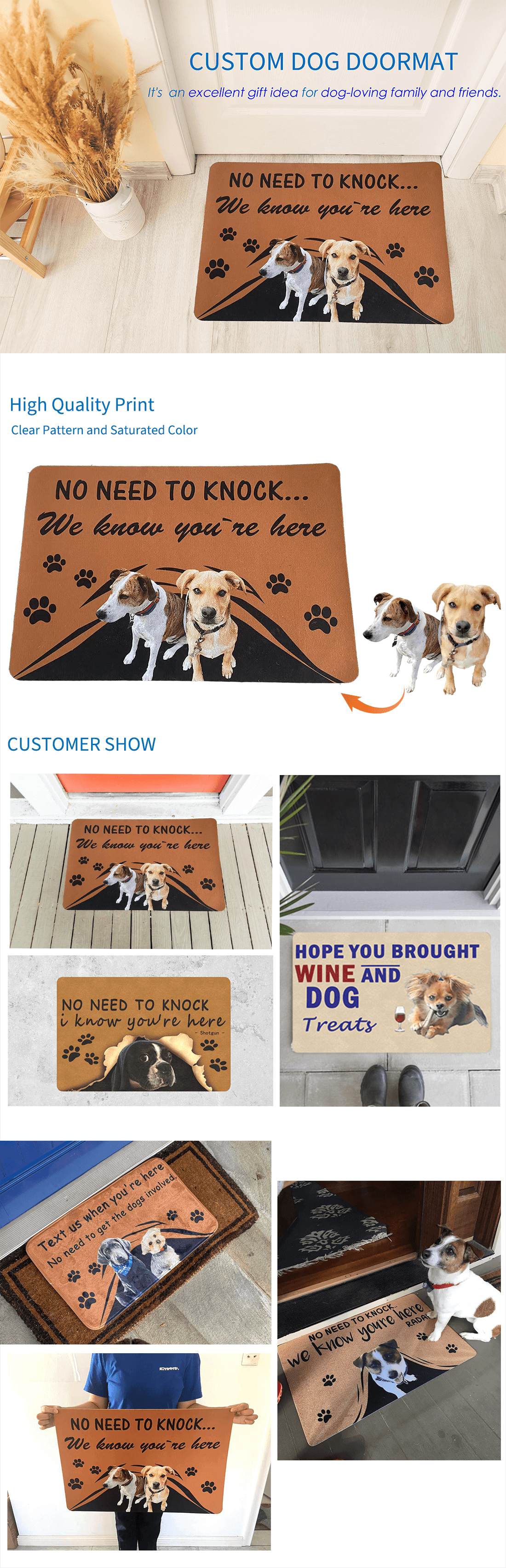 Lovepawz™ Custom Pet Doormat