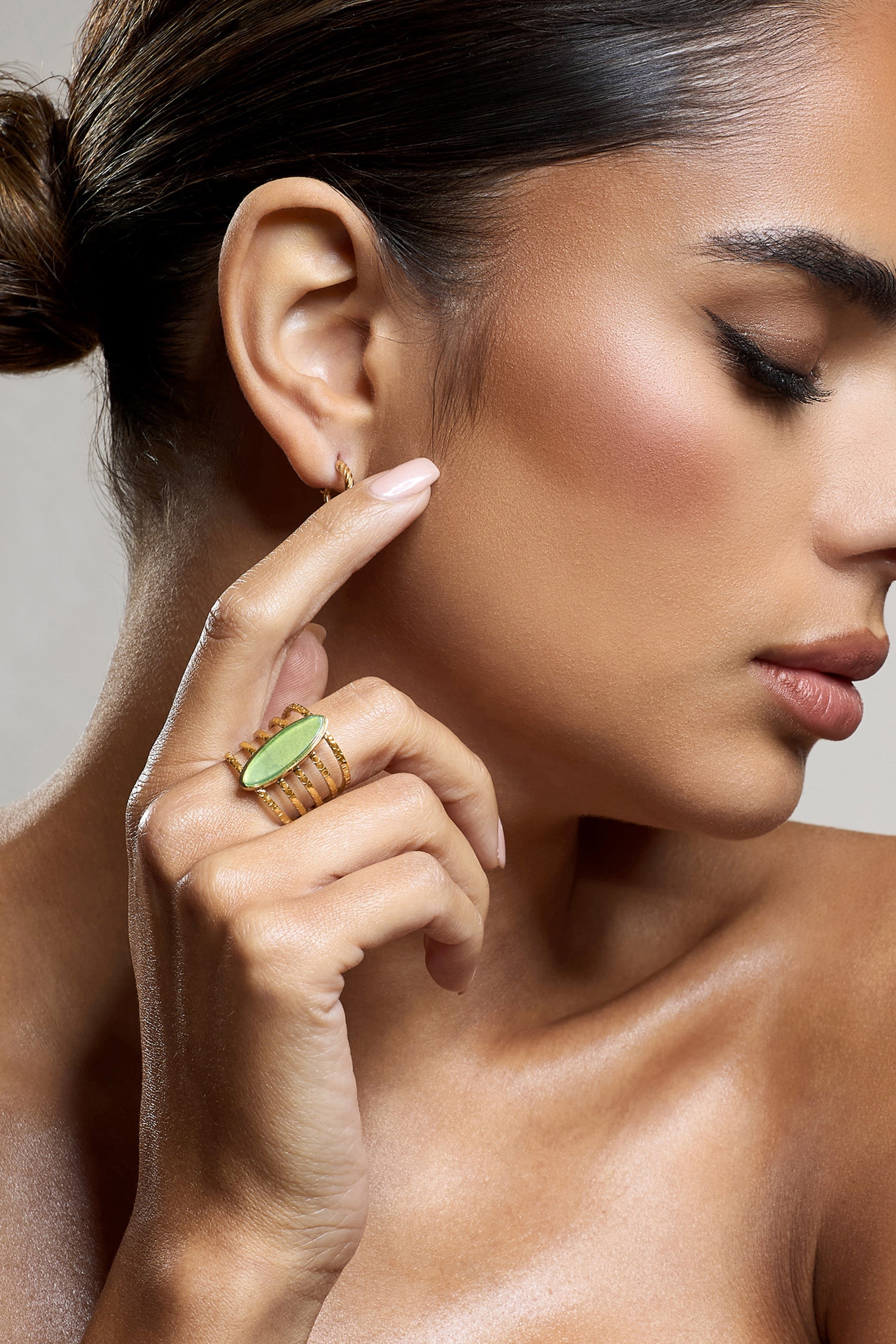 Hydra | Green Stacked Statement Ring