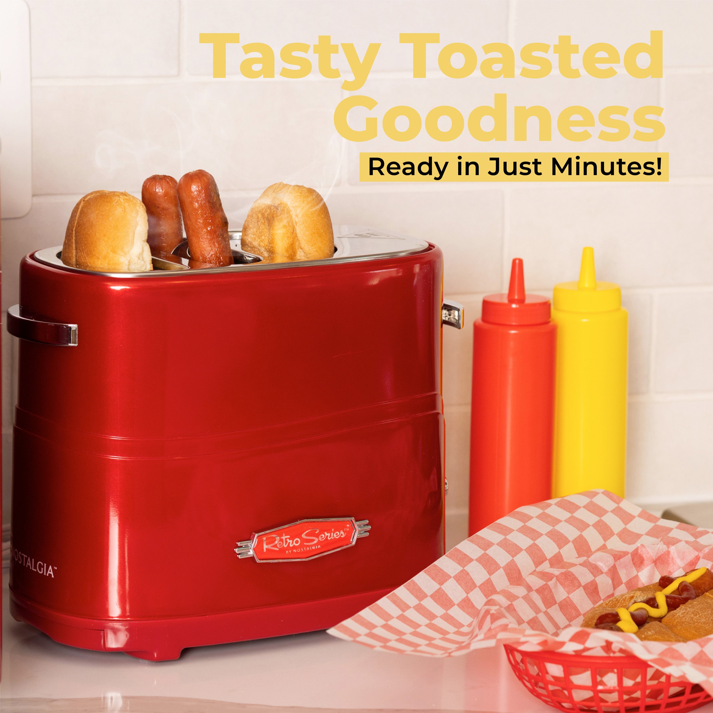 Retro Pop-Up Hot Dog Toaster