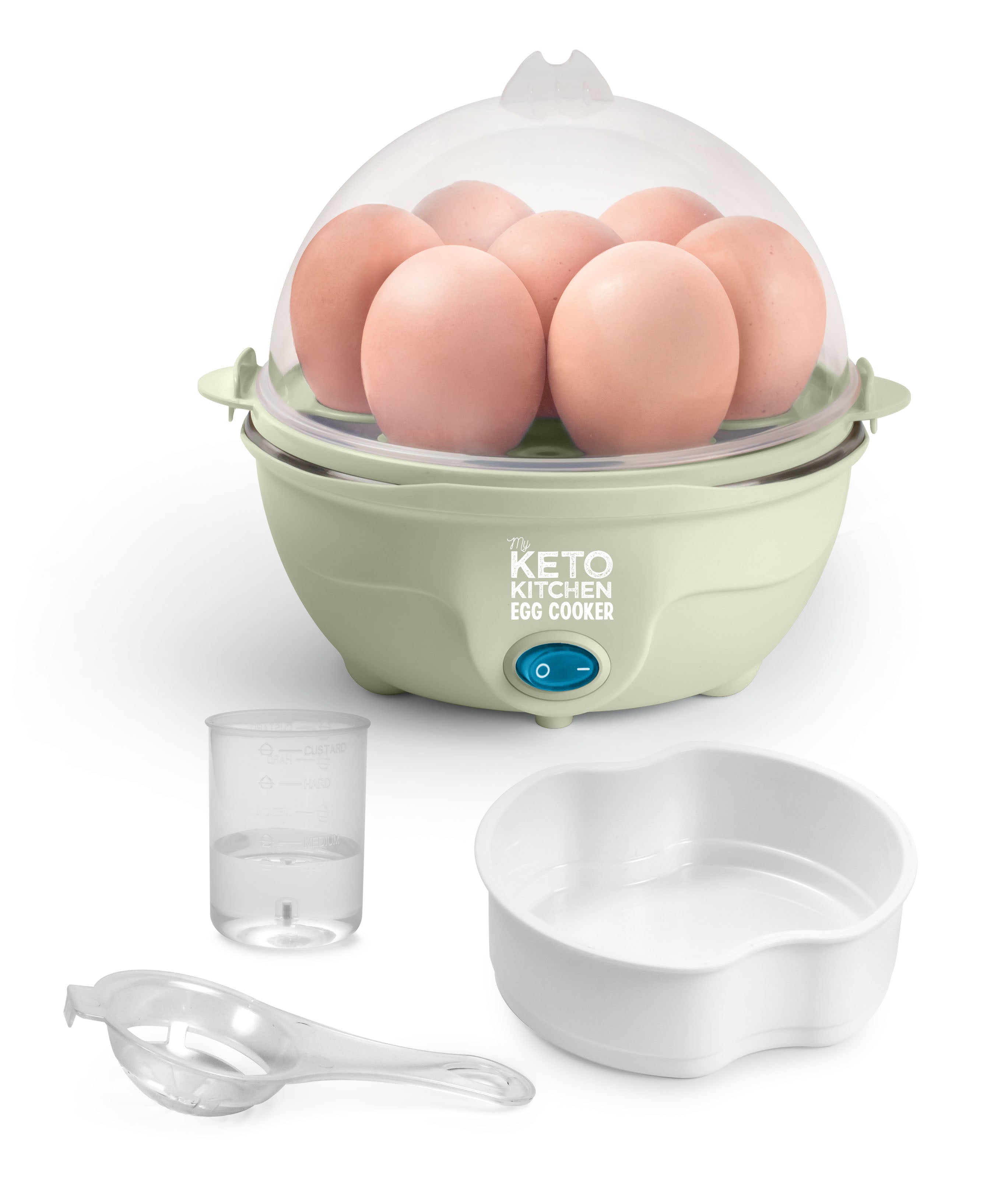 My Keto Kitchen Electric 7-Egg Cooker, Sage