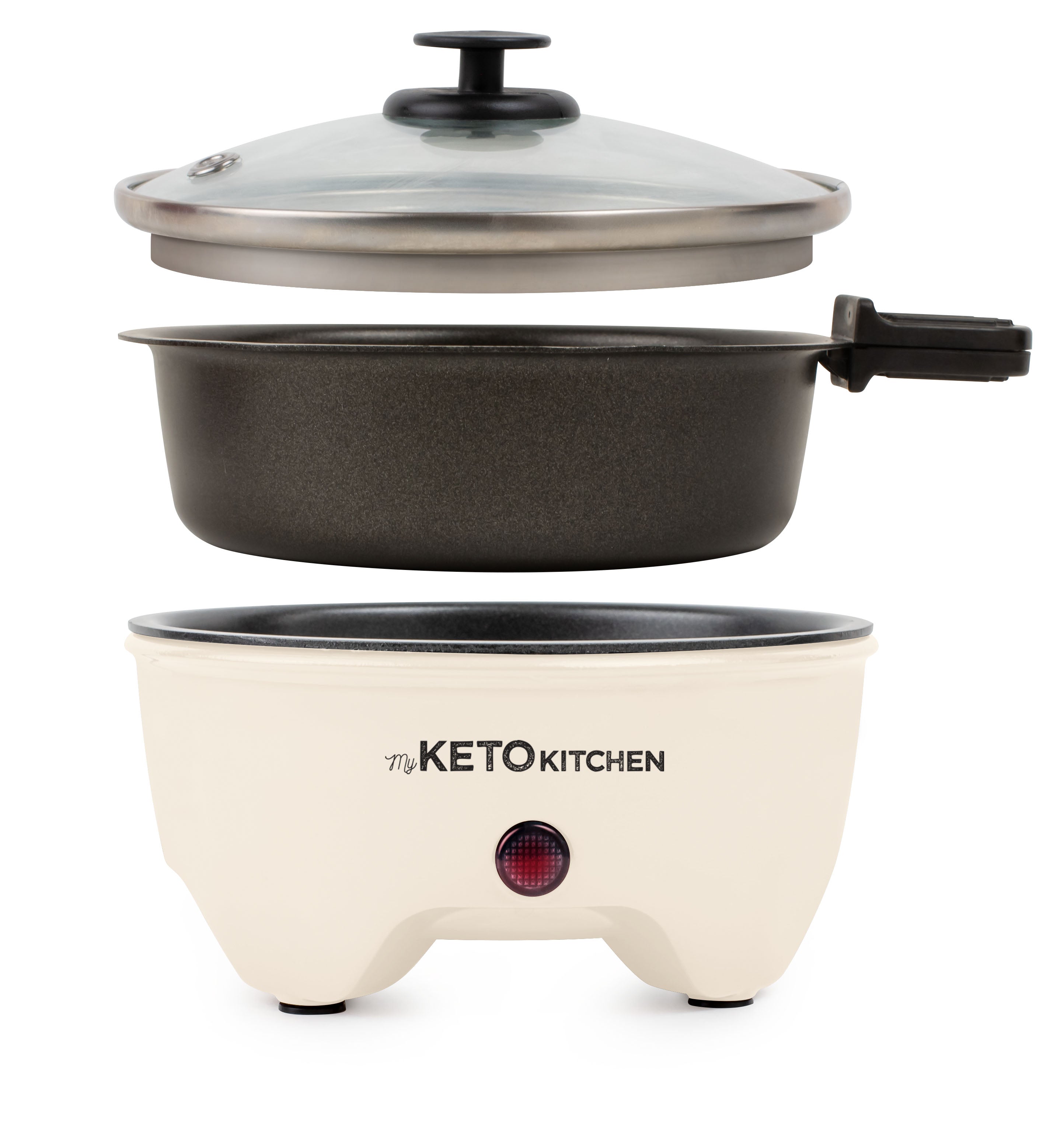 My Keto Kitchen Electric Personal Multi-Cooker, Garlic