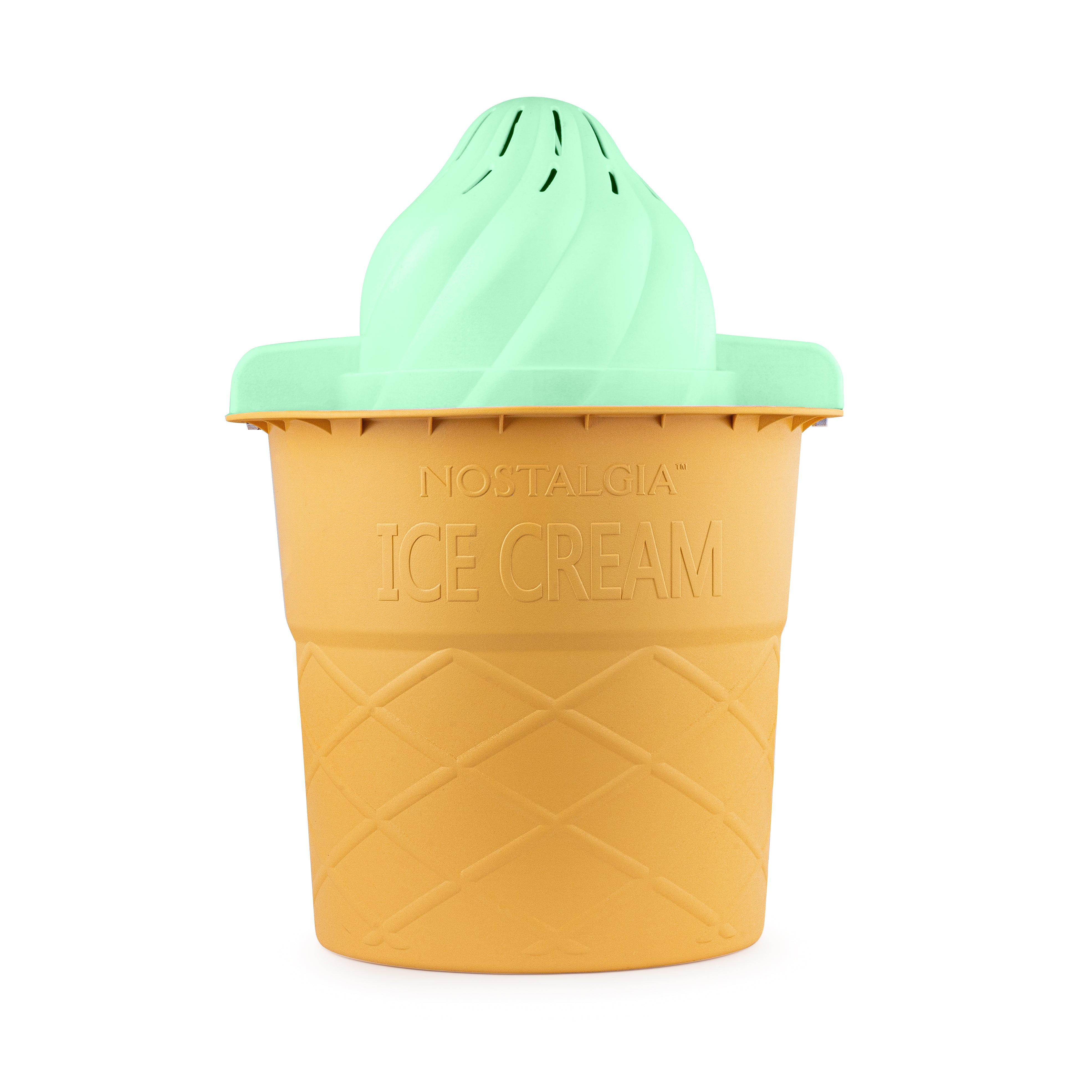 4-Quart Swirl Cone Ice Cream Maker, Mint Green