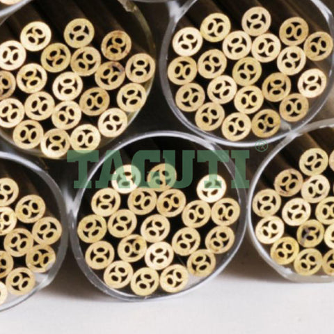 brass/copper tube multi hole/ edm drill tube/ multi-hole electrode tube