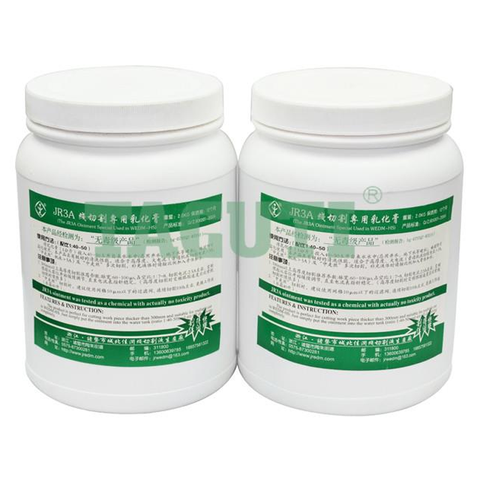 EDM Ointment Gel, is helpful with molybdenum wire
