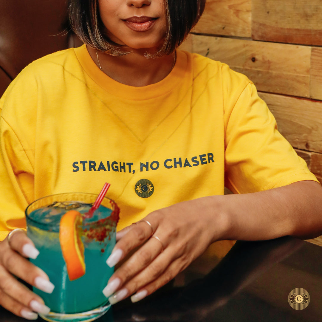 The Cocktailery Straight, No Chaser Tee