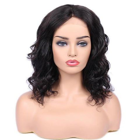 Wignee 4*4 lace closure wig loose wave human hair wig 150%density lace part wig